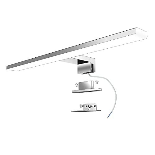 Aogled Lampada da Specchio Bagno LED,40cm,820LM,Luce Bianca Naturale 4000K,3 Metodi di Installazione, Illuminazione Bagno