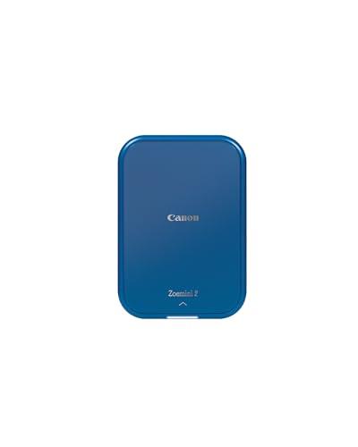 Canon Zoemini 2: Piccole Stampe, Grandi Risultati - Stampante Fotografica Portatile per Smartphone - Mini Stampante Fotografica Compatta e Wireless - Ricarica Rapida via USB C e Bluetooth - Blu Marino