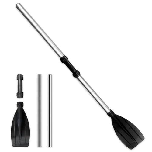 BNGXR Remi per Barche, 120cm Paddle per Kayak, Alluminio e PVC Pagaia per Kayak da Canoa Gonfiabile, PaddBNGXRle in Alluminio, Accessori per la Nautica