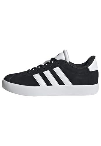 adidas Unisex - Bambini e Ragazzi VL Court 3.0 Shoes, Core Black/Cloud White/Core Black, 39 1/3 EU
