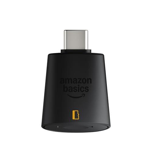 Amazon Basics Lettore di schede microSD con attacco USB C 3.0