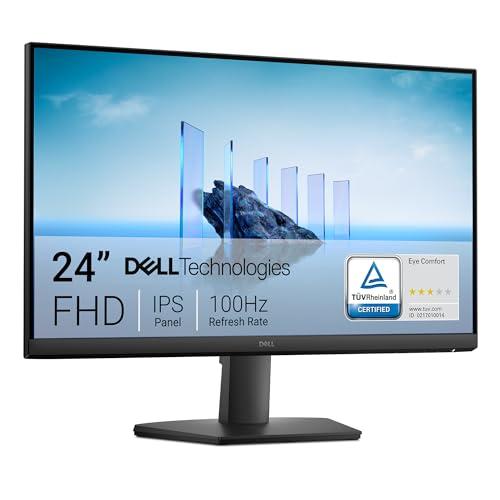 Dell 24 Monitor - SE2425HM, Full HD (1920x1080), 100Hz, IPS, 5ms, VESA (100x100mm), HDMI, VGA, 3 Anni di Garanzia, Nero