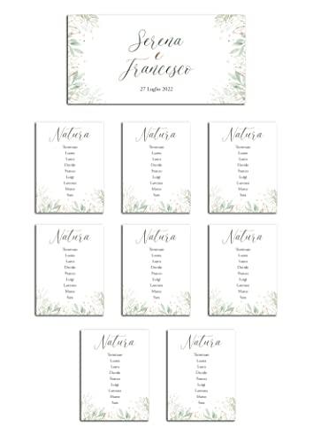 Tableau de mariage greenery - tableau de mariage matrimonio green