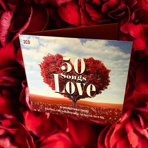 2CD 50 Songs Love, Romantic Music, Musica D'Amore, Elvis presley, Billie Holiday, Tommy Dorsey, Juliette Greco, Love Music