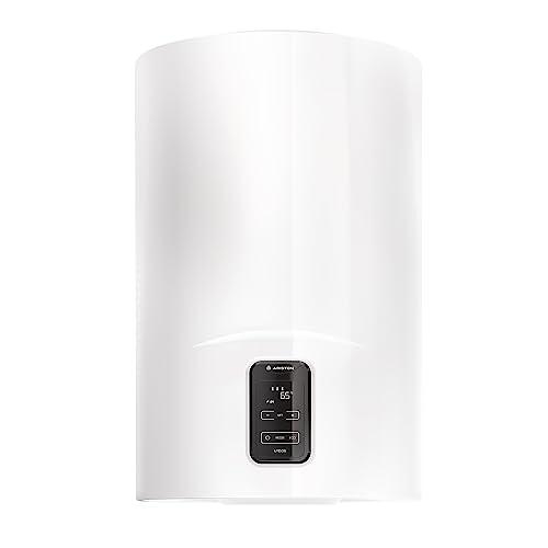 Ariston Lydos Plus - Scaldabagno Elettrico 50 Litri Verticale ‎‎‎45x47x52,8, Boiler Elettrico con ECO EVO I-Memory, Water Plus e Indicatore Docce Disponibili per Maggior Risparmio, Classe Energetica B