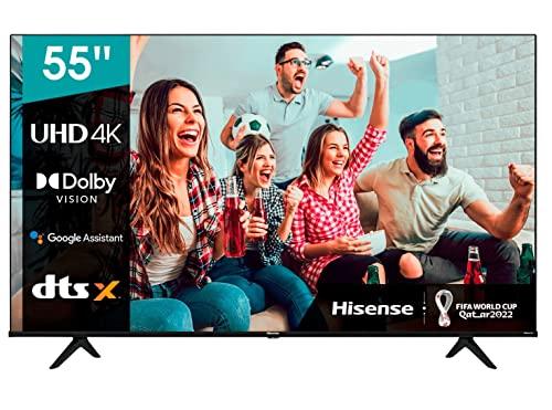 Hisense 55A6G - Smart TV 55 Pollici 4K LED DVB-T2 Android Wi-Fi