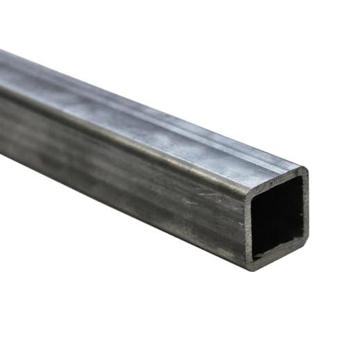 M.P. Metalli Tubo tubolare Quadrato in Ferro Grezzo 50x50x3 mm - Spessore 3 mm - Per lavori di carpenteria, hobby e fai da te - Misura 1 mt / 1000 mm - Made in Italy