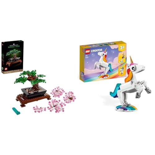 LEGO Creator Expert Albero Bonsai, Set per Adulti, Home Decor DIY, Collezione Botanica, Modello da Esposizione, 10281