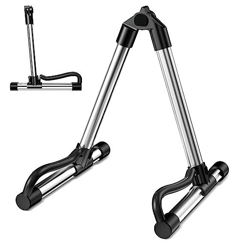 Ceisazira Supporto per Chitarra, Porta Chitarra da Terra A-Frame Universale Portatile in Alluminio, Guitar Stand per Chitarra, Adatto a Tutte le Chitarre Acustiche, Elettriche, Basso