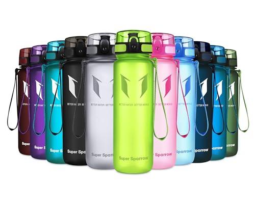 Super Sparrow Borraccia Sportiva & Bottiglia Bambini Senza Perdite - 500ml Borraccia Scuola - Senza BPA