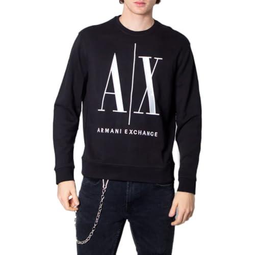 ARMANI EXCHANGE Icon Project, Felpa Uomo, Nero (Black 1200), M