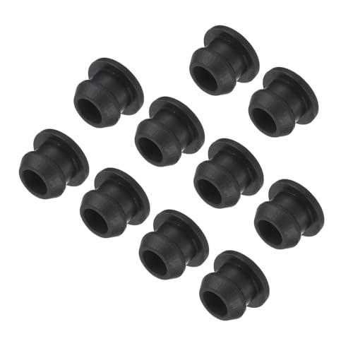 QUARKZMAN Tappo in Silicone per Fori, 10pz Tappi Copriforo Chiusura a Scatto Guarnizione Gomma Filo per Cucina Tenuta Impermeabili Pannelli Rotondi, Diametro 8mm/0,3