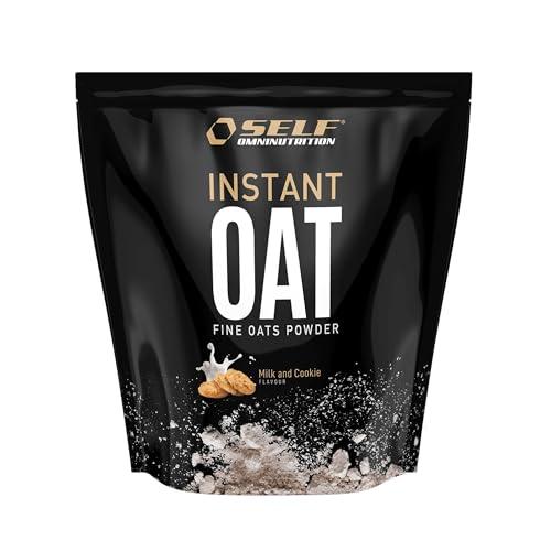 Self Omninutrition - INSTANT OAT farina d'avena proteica istantanea aromatizzata senza zucchero senza glutine e senza lattosio (1kg, Latte e Biscotti)