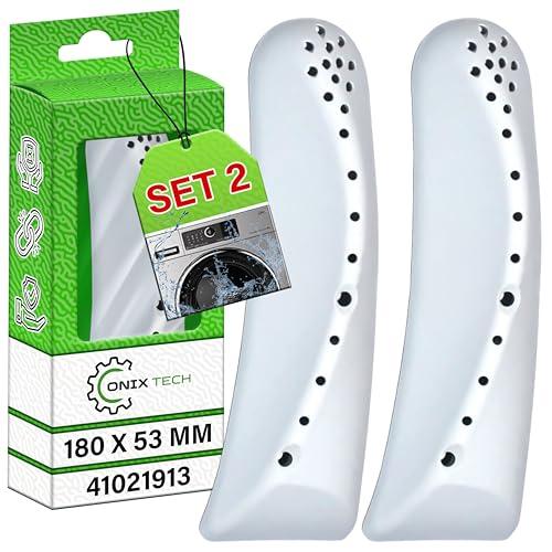 2 Pezzi Trascinatore per Tamburo Lavatrice 180x53 mm con Codice Originale 41021913 per Candy per Hoover - Garanzia di 5 Anni - ONIX TECH