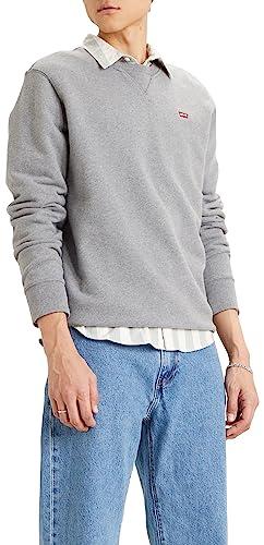 Levi's New Original Crew, Felpa Uomo, Chisel Grey Heather, S
