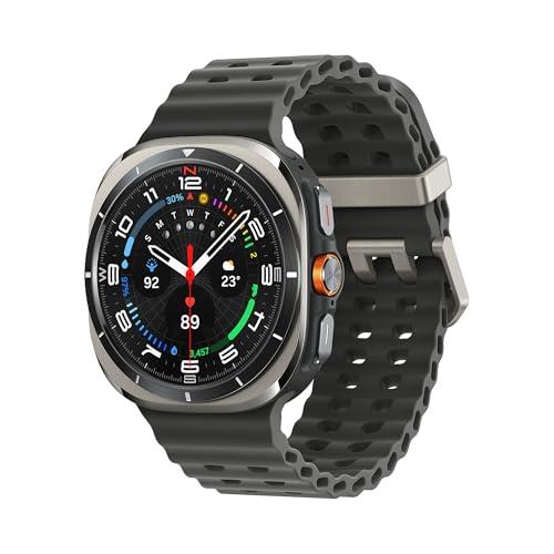 Samsung Galaxy Watch Ultra 2025 (Titanium Silver, LTE, 47mm) Smartwatch Galaxy AI, Design Resistente agli Urti, Batteria a Lunga Durata, Cassa in Titanio di Grado Aerospaziale [Versione Italiana]