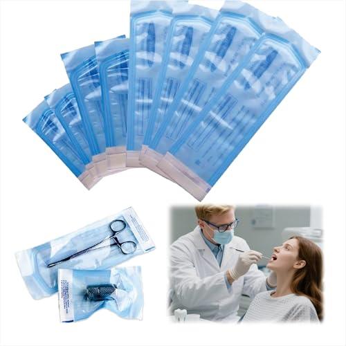 200 sacchetti Buste Autosigillanti Per Sterilizzazione, 90 * 260 mm Buste Sterilizzazione Estetista,Sacchetti Per Sterilizzazione A Vapore Ad Alta Pressione Per Strumenti Di Pulizia