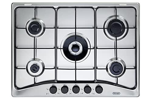 DE LONGHI FFA57ASV PIANO COTTURA 5 BRUCIATORI 1 TRIPLA CORONA 70CM INOX FFA 57 ASV