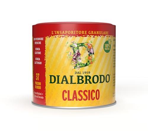 DIALBRODO Classico, Insaporitore Vegetale Granulare, Ideale per Sughi, Insalate e Secondi Piatti, con Ortaggi Freschi, Barattolo da 150gr