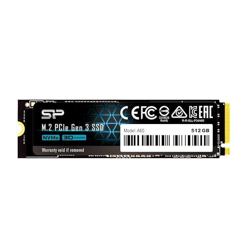 Silicon Power PCIe M.2 NVMe SSD 512GB Gen3x4 R/W up to 2, 200/1, 600MB/s Internal SSD