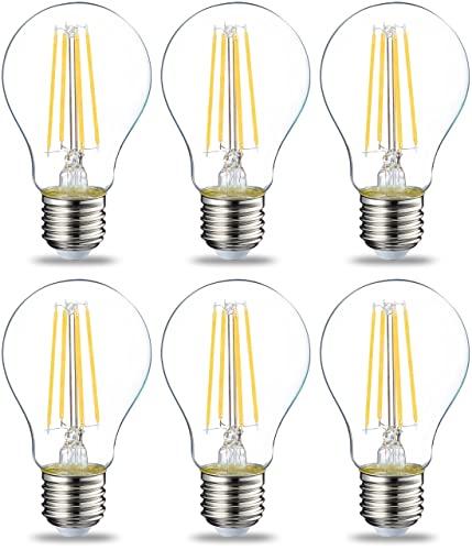 Amazon Basics - Confezione da 6 lampadine a LED, con attacco Edison E27, piccole, da 4,3 W (equivalenti a 40 W)