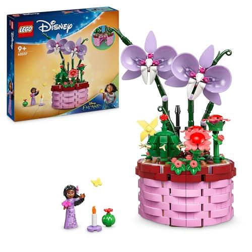 LEGO Disney Vaso di Fiori di Isabela, Giochi per Bambine e Bambini da 9 Anni in su con Mini Bambolina, Cesto Apribile, Orchidee e Cactus Giocattolo da Costruire, Idea Regalo dal Film Encanto 43237