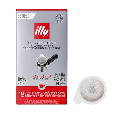 illy Caffè Tostato CLASSICO in cialde E.S.E. - 12 confezioni da 18 cialde, Totale 216 Cialde