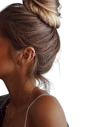 ༺ ANELLO FALSO HELIX ANELLO PER CARTILAGINE ANELLO AL NASO ༻ Anello senza piercing in argento, grande e spesso, piercing finto, piercing finto, nessun foro richiesto