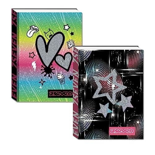 SEVEN GIRL DIARIO STANDARD TESSUTO 16 MESI COMPACT