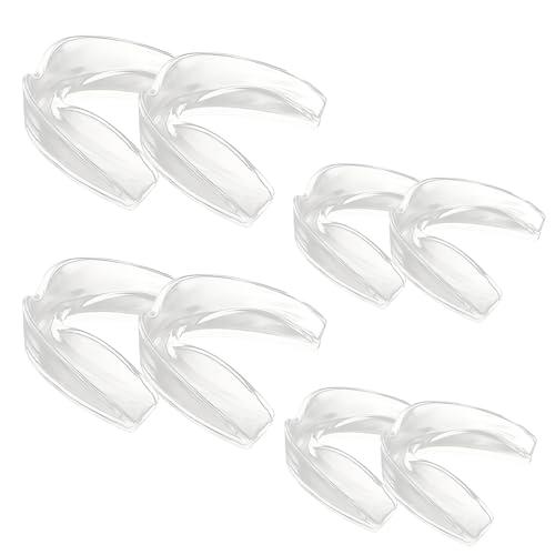 8 Pezzi Paradenti per Bambini, Paradenti Sportivi, Paradenti per Bambini, Adolescenti e Adulti, per la Macinazione dei Denti, per Sbiancare i Denti e Sport, Protezioni Modellabili