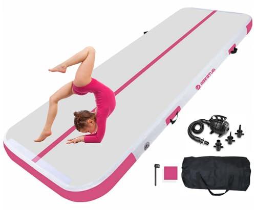 MEKETUM Tappeto Ginnastica Artistica 3 4 5 6 Metri Air Track Materasso Ginnastica Artistica 10/20CM Spessore da Casa/Yoga/Formazione/Cheerleading/Divertimento Acqua con Pompa Elettrica