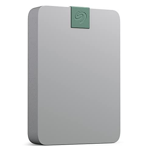 Seagate Ultra Touch HDD, 5TB, Hard disk esterno, Mac & Chromebook, materiale riciclato, compatibilità USB-C con PC, Mac e Chromebook, Data Rescue Service (STMA5000400)