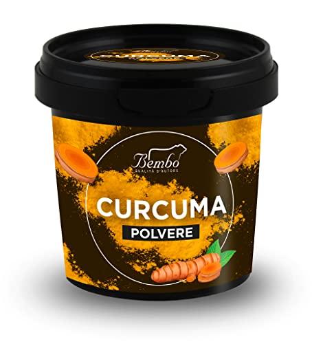 Curcuma in Polvere Bembo 80 g | Confezione Anti Spreco - Confezione anti-luce e anti-ossidazione - - Senza Conservanti e Coloranti - Prodotto Naturale