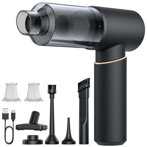 Aspirapolvere Auto, 16000Pa Aspirabriciole Senza Fili, Aspirapolvere per Auto110000RPM Aspiratore e Soffiatore con Motore Brushless, Mini Aspirapolvere Senza Fili per Auto Casa Ufficio Peli Domestici