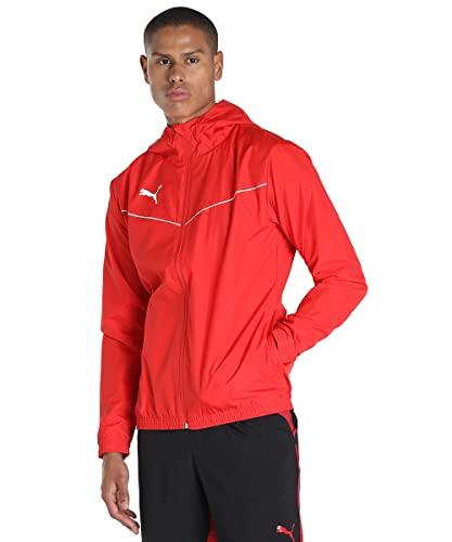 Puma teamRISE all Weather Jacket Poly Jacket Men's, Puma Red-Puma White M