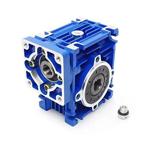 RATTMMOTOR NMRV030, ingranaggio a vite senza fine coppia elevata, riduttore a vite senza fine, trasmissione 80:1, ingresso 11 mm, uscita 14 mm, per motore passo-passo Nema23