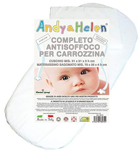 Andy & Helen A013 Completo Antisoffoco per Carrozzina, composto da materassino e cuscino