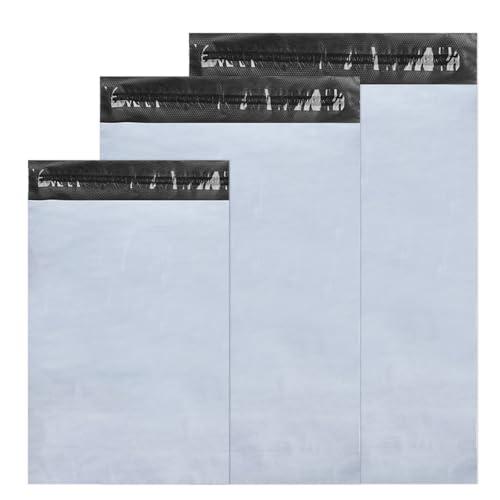 Chiluxendo 120pezzi buste per spedizioni Mescolare L/M/S, sacchetti spedizione vinted, Autoadesive pacchi, busta postali Plastica, mailing bags, Non Trasparenti, per indumenti, libro, scarpe