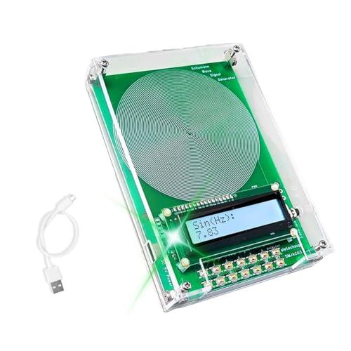 Buqpow Generatore di frequenza personalizzato V2, generatore di risonanza SchumannWave 7.83Hz, 0.01Hz-200000Hz Risonanza sinusoidale regolabile C