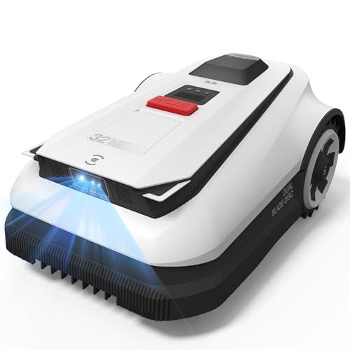 ECOVACS GOAT A1600 RTK Robot Tagliaerba 1600㎡ Senza Filo, Navigazione RTK+Vision LiDAR Rasaerba Robot, Mappatura Automatica, Doppie Lame, Potenza 100W, Ricarica Rapida, Pendenza del 50%