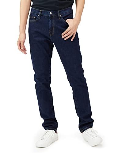 Amazon Essentials Jeans Elasticizzati con vestibilità Sportiva Uomo, Slavato, 32W / 32L