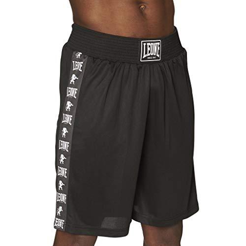 LEONE 1947 Boxeur Ambassador Pantaloncini da Boxe, Nero, S