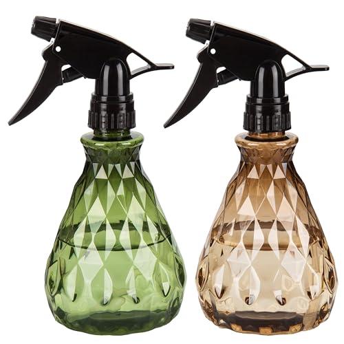 Vwoqiy 2 Pezzi 500 ML Spruzzino Nebulizzatore per Piante, Flaconi Spray, Bottiglie Spray Vuoto Riempibile, Spruzzino Nebulizzatore Flacone per Piante Fiori Giardino (Marrone e Verde)
