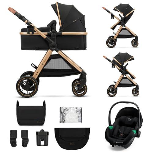 Kinderkraft ESME PRO - Passeggino combinato 3 in 1, colore: Nero