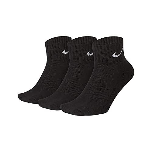 Nike Cushion Calze Da Training, Nero (Black/White), 42-46 (L) Unisex - Adulto