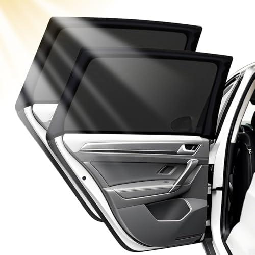 2 Pezzi Tendine Parasole Auto Bambini, Parasole Auto Bambini Block Raggi UV, 90CM×60CM Universali Parasole Auto Bambini, per Tendine Parasole Auto Finestrini Laterali