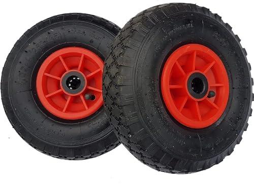 Kippen 1637X - Coppia di Ruote Pneumatiche. Dimensioni: 3.00-4 (260x85 mm.)