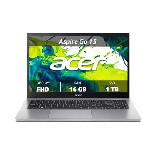 Acer Aspire Go 15 AG15-42P-R0CV PC Portatile, Notebook, Processore AMD Ryzen™ 7 5825U, RAM 16 GB DDR4, 1 TB PCIe NVMe SSD, Display 15.6