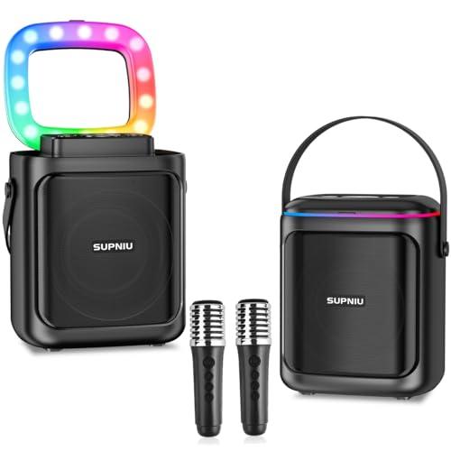 SUPNIU Cassa Bluetooth Portatile Potente 30W,Altoparlante Speaker HiFi,Speaker Bluetooth Accoppiamento TWS,7-10H di Autonomia,Luce RGB,Supporta TF& AUX,Per Party (1Pcs playbox)