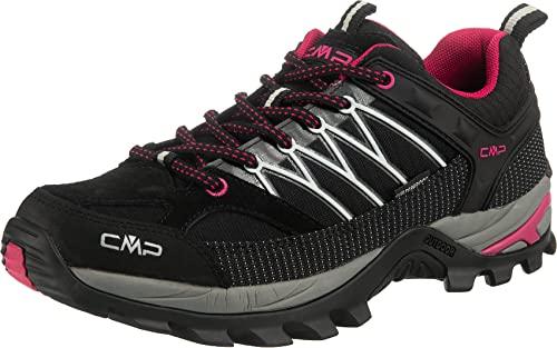 CMP Rigel Low Wmn Trekking Shoe Wp, Scarpe da trekking Donna, Nero-Glacier, 40 EU